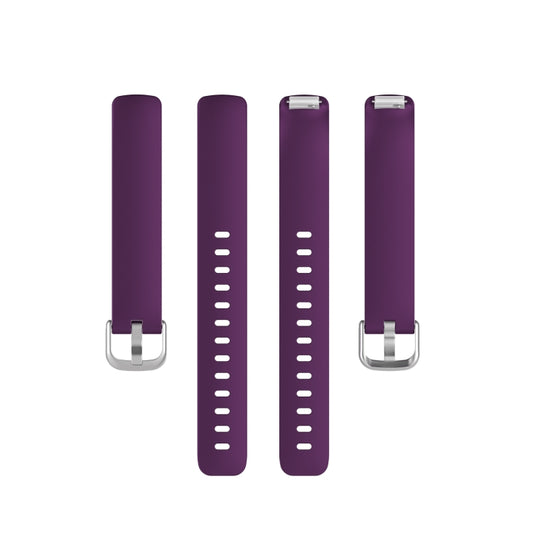 For Fitbit Inspire 2 TPE Watch Band, Size:S(Dark Purple) by buy2fix