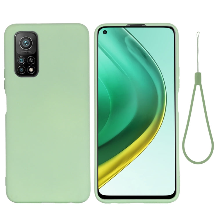 For Xiaomi Mi 10T / 10T Pro 5G / Redmi K30T / Redmi K30S Pure Color Liquid Silicone Shockproof Full Coverage Case(Green) - Xiaomi Cases by buy2fix | Online Shopping UK | buy2fix