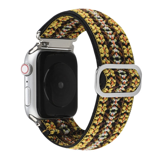 Metal Japanese Buckle Elastic Nylon Watch Band For Apple Watch Series 7 41mm / 6 & SE & 5 & 4 40mm / 3 & 2 & 1 38mm(11) by buy2fix