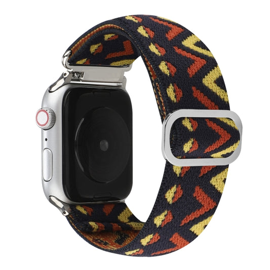 Metal Japanese Buckle Elastic Nylon Watch Band For Apple Watch Series 7 41mm / 6 & SE & 5 & 4 40mm / 3 & 2 & 1 38mm(15) by buy2fix