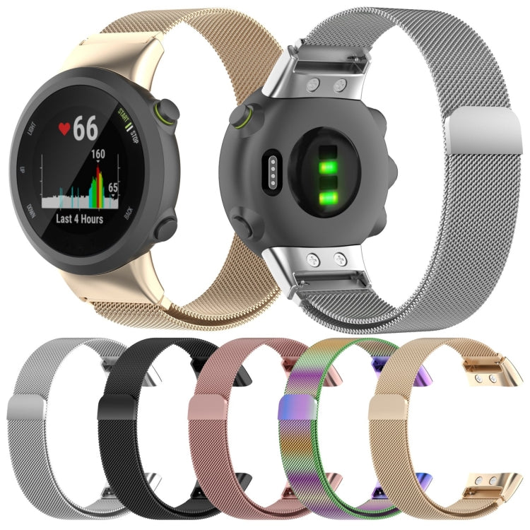 For Garmin Forerunner 35 / 30 Milanese Watch Band(Colorful) by buy2fix