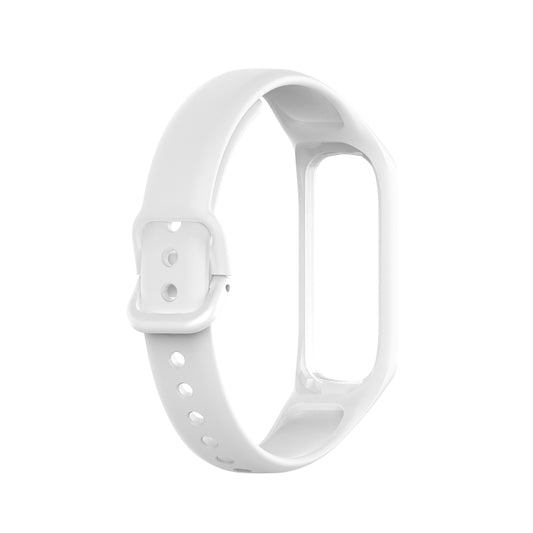 For Samsung Galaxy Fit 2 Silicone Watch Band(White) by buy2fix