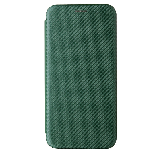 For OnePlus Nord N10 5G Carbon Fiber Texture Horizontal Flip TPU + PC + PU Leather Case with Card Slot(Green) by buy2fix