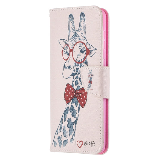 For Samsung Galaxy S21+ 5G Colored Drawing Pattern Horizontal Flip Leather Case with Holder & Card Slots & Wallet(Deer) by buy2fix