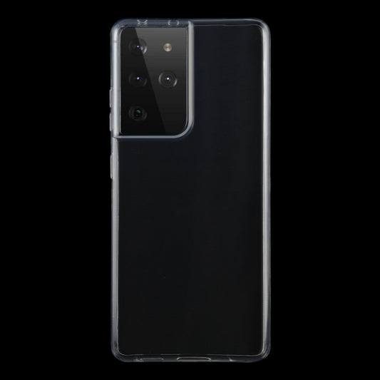 For Samsung Galaxy S21 Ultra 5G 0.75mm Ultrathin Transparent TPU Soft Protective Case by buy2fix