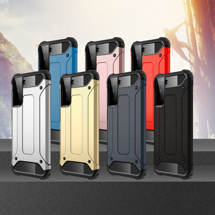 For Samsung Galaxy S21 5G Magic Armor TPU + PC Combination Case(Red) by buy2fix