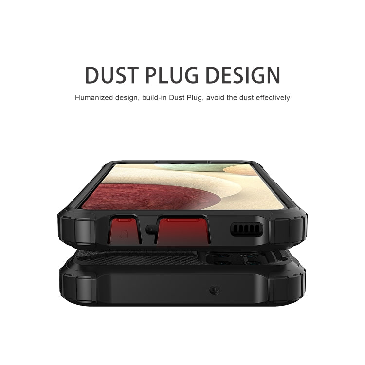 For Samsung Galaxy A12 Magic Armor TPU + PC Combination Case(Gold) by buy2fix