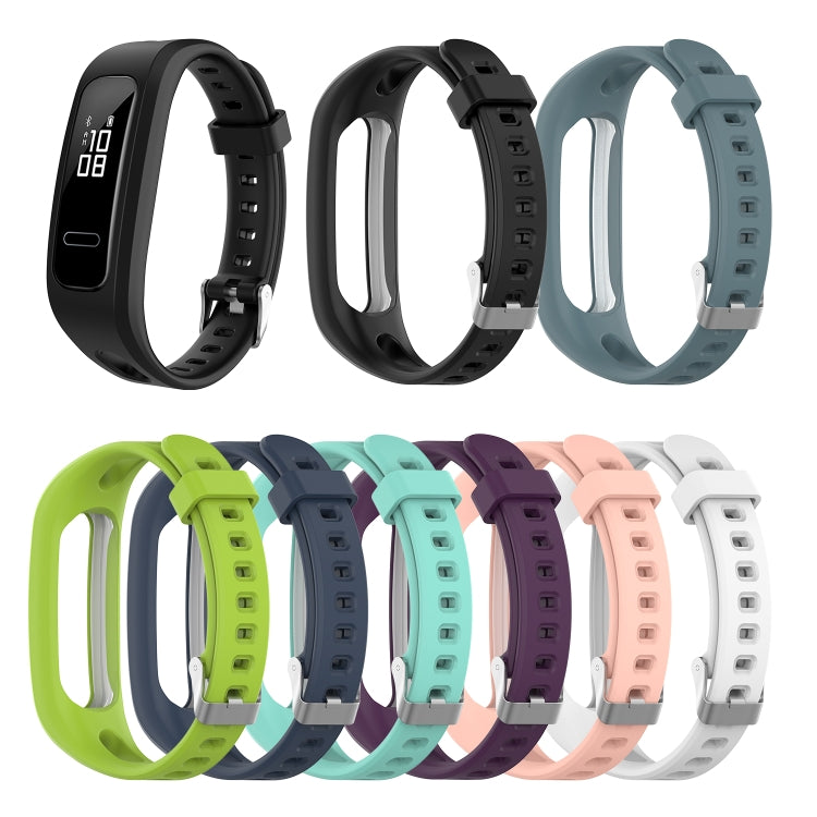 For Huawei Honor Band 4 Running Version / Band 3e Universal Silicone Watch Band(Lime Green) by buy2fix