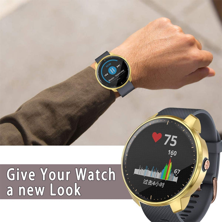 For Garmin Vivoactive 3 Music Version TPU Protective Case(Gold) by buy2fix