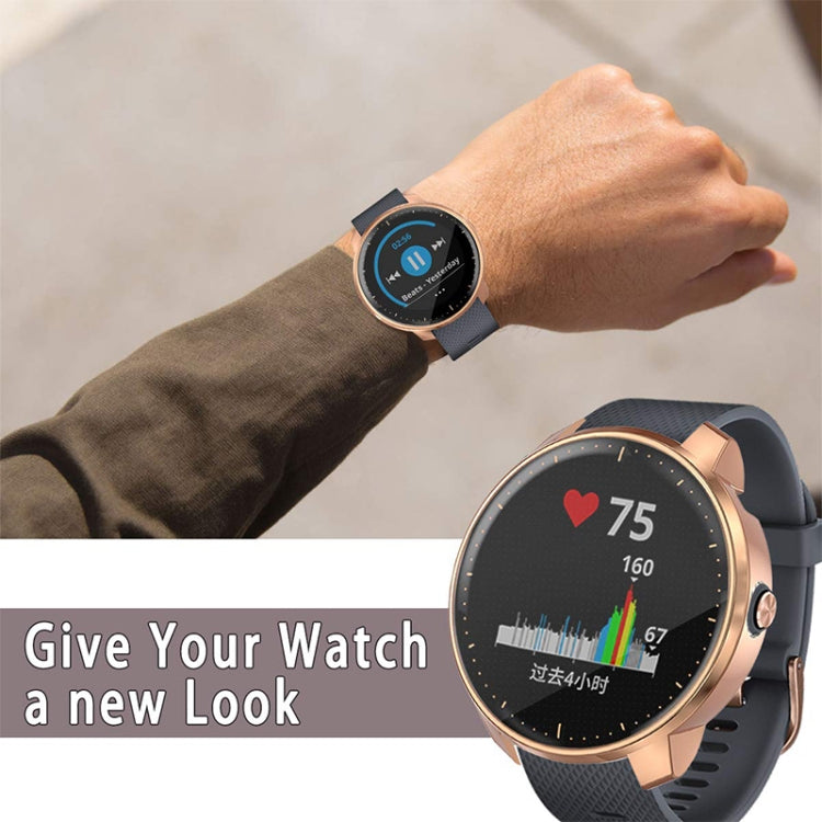 For Garmin Vivoactive 3 Music Version TPU Protective Case(Rose Gold) by buy2fix