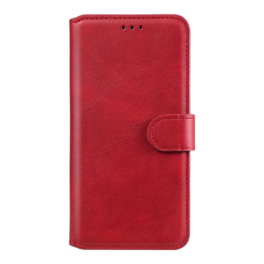 For OPPO Realme C11 Classic Calf Texture PU + TPU Horizontal Flip Leather Case, with Holder & Card Slots & Wallet(Red) by buy2fix