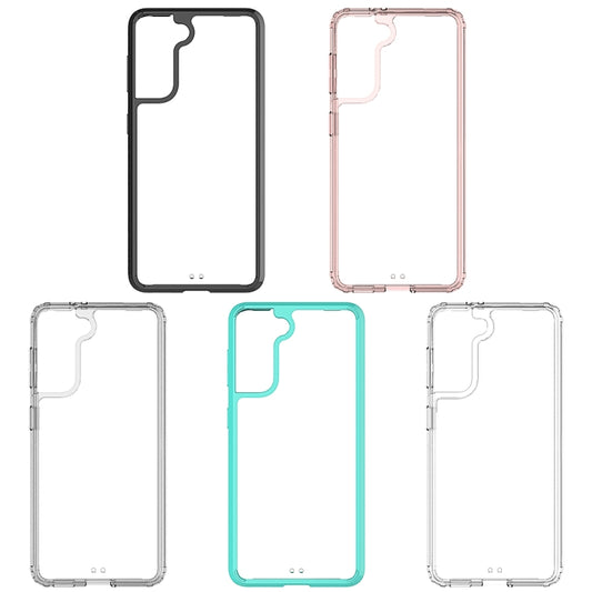For Samsung Galaxy S21 5G Shockproof Scratchproof TPU + Acrylic Protective Case(Black) by buy2fix