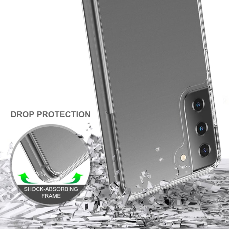 For Samsung Galaxy S21 5G Shockproof Scratchproof TPU + Acrylic Protective Case(Black) by buy2fix