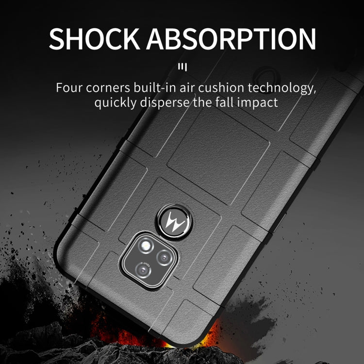 For Motorola Moto E7 2020 Full Coverage Shockproof TPU Case(Black) by buy2fix