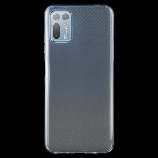 For HTC Desire 21+ 0.75mm Ultra-thin Transparent TPU Soft Protective Case by buy2fix