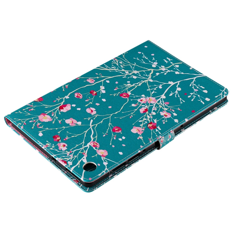 For Lenovo Tab M10 Plus TB-X606F Painted Pattern Horizontal Flip Leather Case with Holder & Card Slots & Wallet & Sleep / Wake-up Function (Apricot Tree) by buy2fix