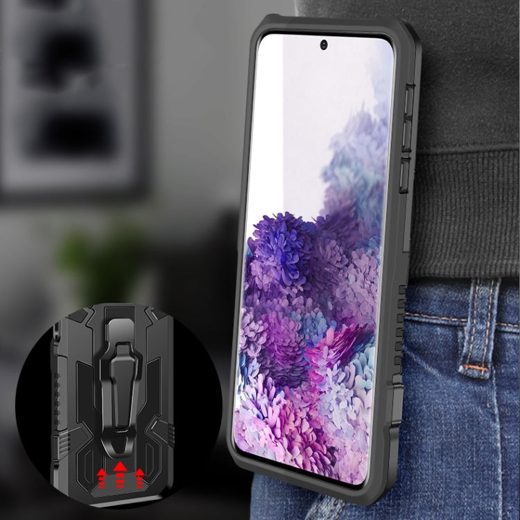 For vivo Y20 Machine Armor Warrior Shockproof PC + TPU Protective Case(Black) by buy2fix