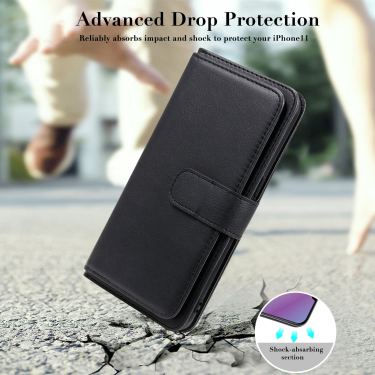 For OPPO A5 / A3s Multifunctional Magnetic Copper Buckle Horizontal Flip Solid Color Leather Case with 10 Card Slots & Wallet & Holder & Photo Frame(Rose Gold) by buy2fix