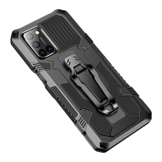 For Xiaomi Redmi 9 Armor Warrior Shockproof PC + TPU Protective Case(Black) by buy2fix