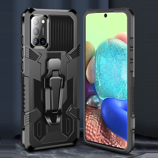 For Xiaomi Redmi 9A Armor Warrior Shockproof PC + TPU Protective Case(Black) by buy2fix