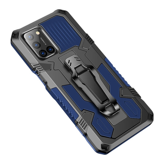 For Xiaomi Redmi Note 8 Armor Warrior Shockproof PC + TPU Protective Case(Blue) by buy2fix