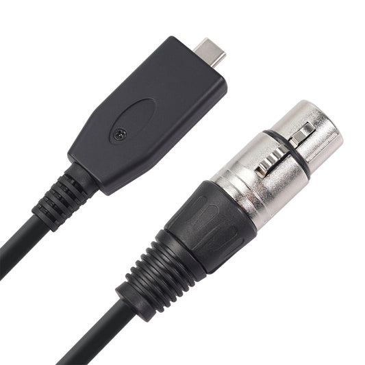 TY18 USB-C / Type-C Male to Cannon Female Microphone Recording Cable, Cable Length:2m by buy2fix