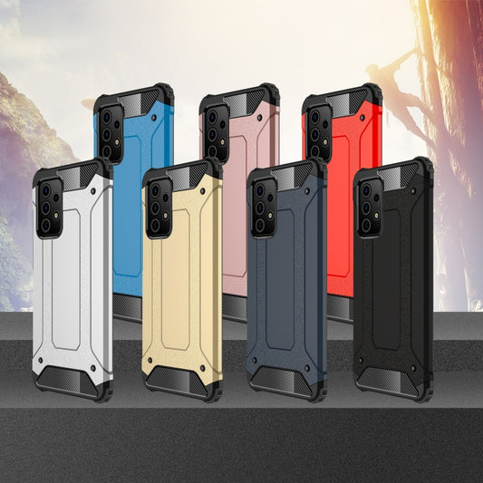 For Samsung Galaxy A72 5G / 4G Magic Armor TPU + PC Combination Case(Silver) by buy2fix