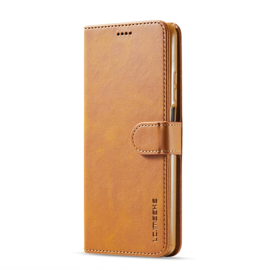 For Xiaomi Mi 10T Lite 5G LC.IMEEKE Calf Texture Horizontal Flip Leather Case with Holder & Card Slots & Wallet(Yellow) by LC.IMEEKE