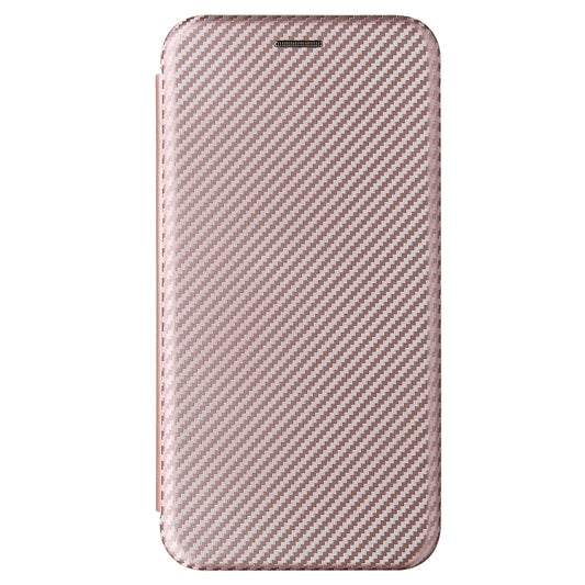 For Cubot X30 Carbon Fiber Texture Horizontal Flip TPU + PC + PU Leather Case with Card Slot(Pink) by buy2fix