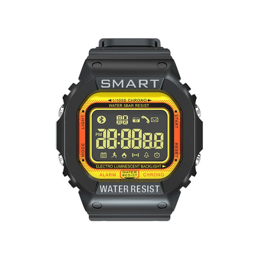 Lokmat MK22 1.21 inch FSTN LCD Screen 50m Waterproof Smart Watch, Support Information Reminder / Remote Camera / Sport Record(Orange) by Lokmat
