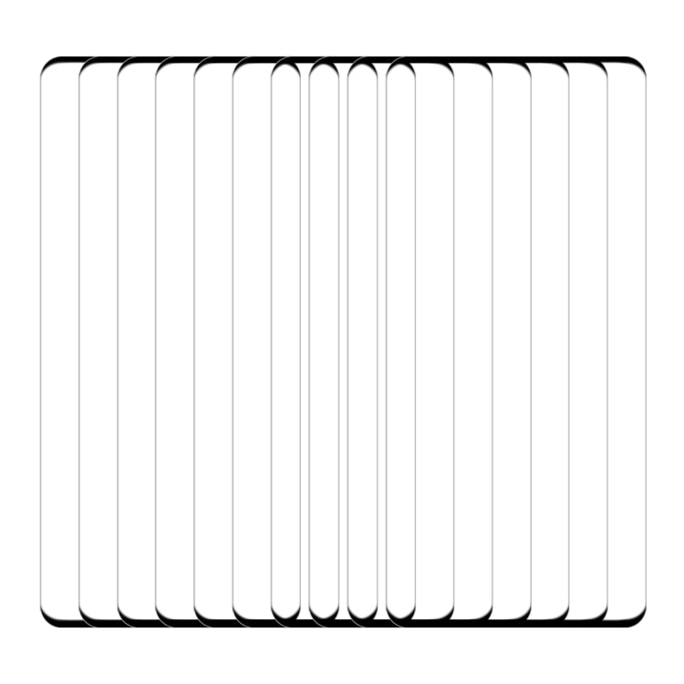 For Samsung Galaxy S21 Ultra 5G 25pcs 3D Curved Edge Full Screen Tempered Glass Film by buy2fix