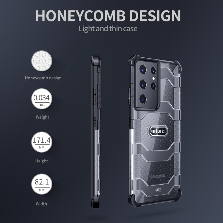 For Samsung Galaxy S21 Ultra 5G wlons Explorer Series PC+TPU Protective Case(Red) by wlons