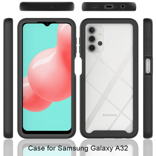 For Samsung Galaxy A32 5G Starry Sky Solid Color Series Shockproof PC + TPU Protective Case(Black) by buy2fix