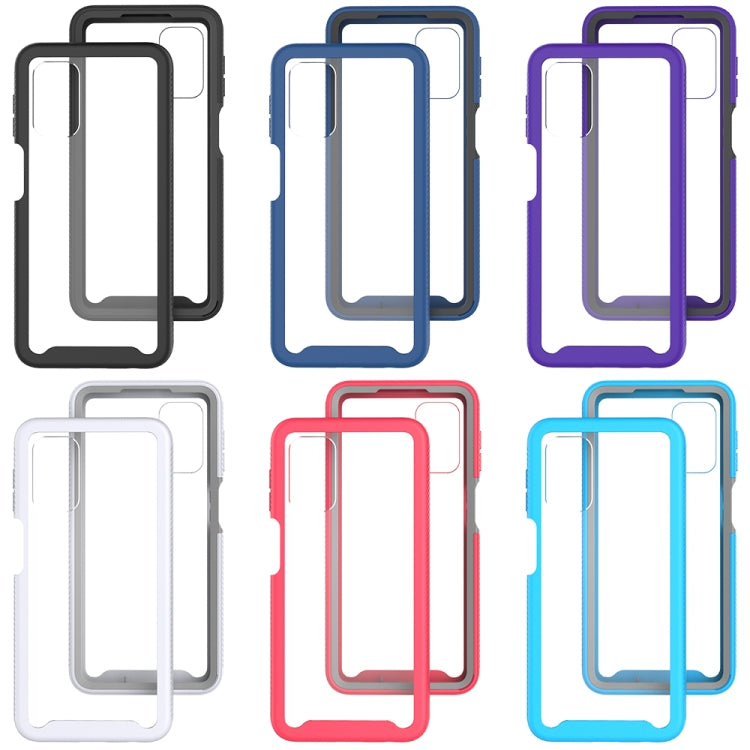 For Samsung Galaxy A32 5G Starry Sky Solid Color Series Shockproof PC + TPU Protective Case(Black) by buy2fix