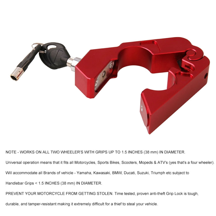 Motorcycle Lock Grip / Throttle / Brake / Handlebar Lock by buy2fix