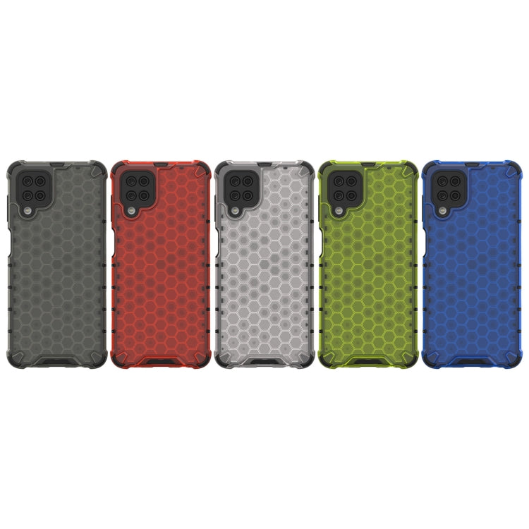 For Samsung Galaxy A12 Shockproof Honeycomb PC + TPU Case(Red) by buy2fix