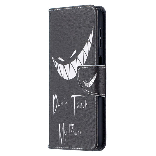For Samsung Galaxy A32 5G Colored Drawing Pattern Horizontal Flip Leather Case with Holder & Card Slots & Wallet(Smirk) by buy2fix