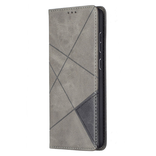 For Samsung Galaxy A72 5G / 4G Prismatic Invisible Magnetic Horizontal Flip Leather Case with Holder & Card Slots & Photo Frame(Grey) by buy2fix