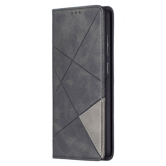 For Samsung Galaxy A72 5G / 4G Prismatic Invisible Magnetic Horizontal Flip Leather Case with Holder & Card Slots & Photo Frame(Black) by buy2fix