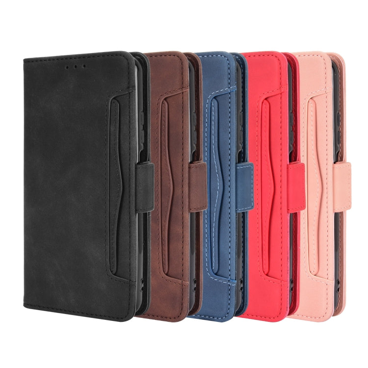 For Xiaomi Redmi 9T & Note 9 4G Skin Feel Calf Pattern Horizontal Flip Leather Case with Holder & Card Slots & Photo Frame(Red) by buy2fix