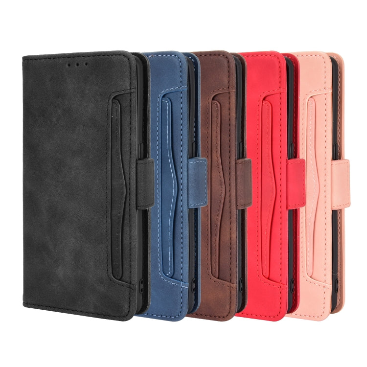 For OPPO Reno5 5G Skin Feel Calf Pattern Horizontal Flip Leather Case with Holder & Card Slots & Photo Frame(Red) by buy2fix