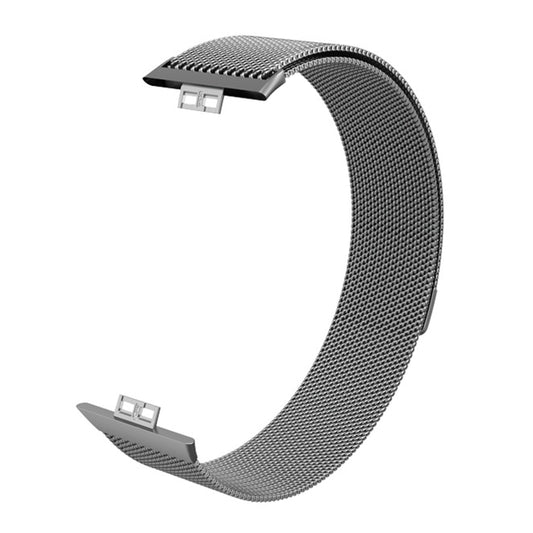 For Huawei Watch Fit Milanese Watch Band(Titanium Grey) by buy2fix