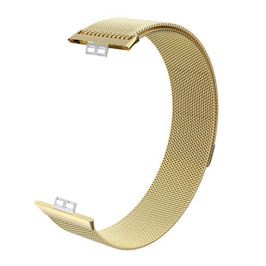 For Huawei Watch Fit Milanese Watch Band(Champagne Gold) by buy2fix