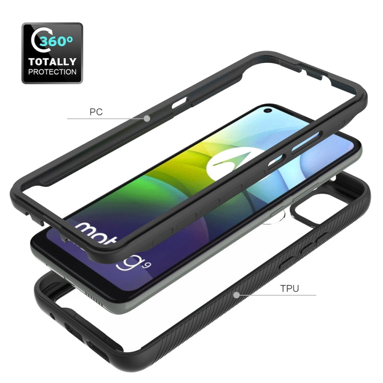 For Motorola Moto G9 Power Starry Sky Solid Color Series Shockproof PC + TPU Protective Case(Royal Blue) by buy2fix