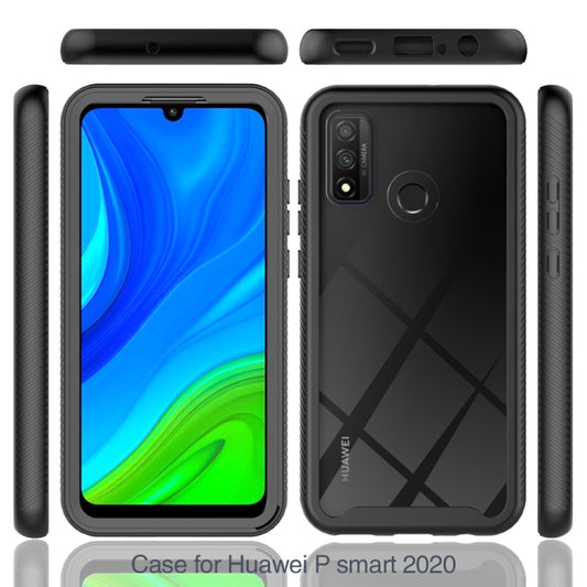 For Huawei P Smart 2020 Starry Sky Solid Color Series Shockproof PC + TPU Protective Case(Black) by buy2fix