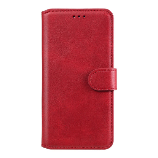 For OPPO Realme 7 5G / Realme V5 Classic Calf Texture PU + TPU Horizontal Flip Leather Case, with Holder & Card Slots & Wallet(Red) by buy2fix