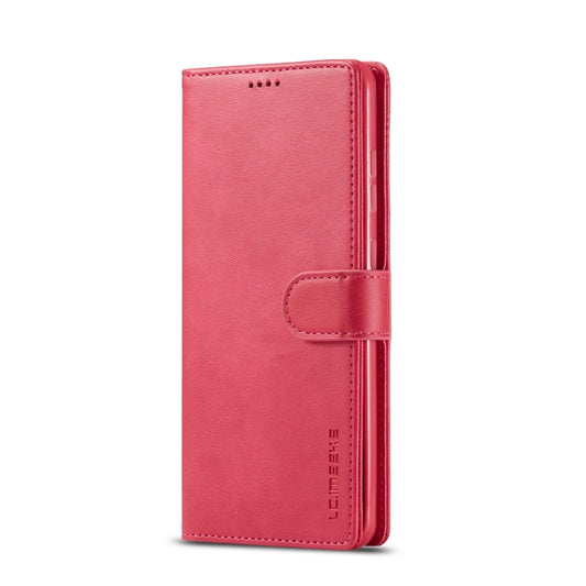 For Samsung Galaxy A52 5G / 4G LC.IMEEKE Calf Texture Horizontal Flip Leather Case with Holder & Card Slots & Wallet(Red) by LC.IMEEKE