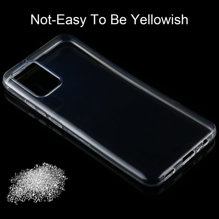 For Samsung Galaxy A02s 0.75mm Ultra-thin Transparent TPU Soft Protective Case by buy2fix