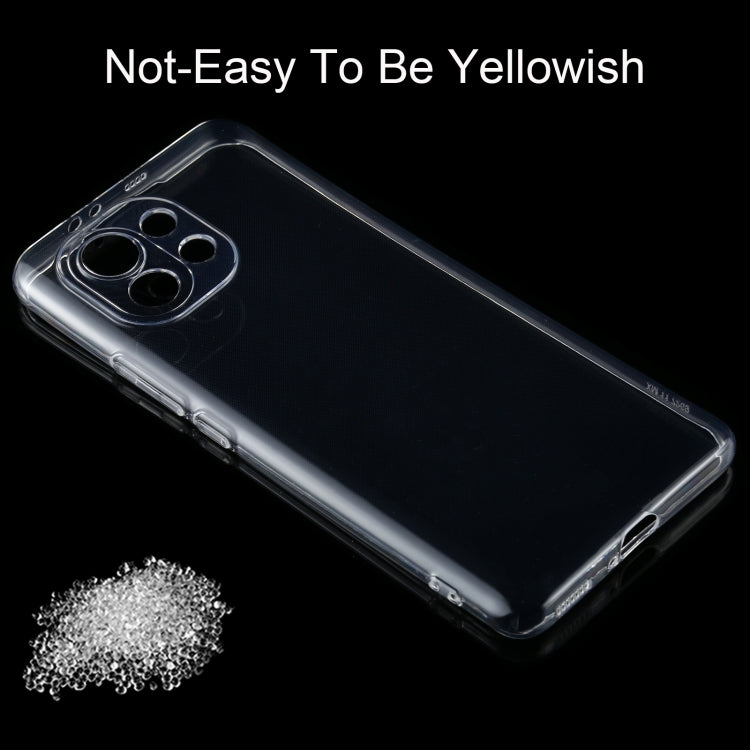 For Xiaomi Mi 11 0.75mm Ultra-thin Transparent TPU Soft Protective Case by buy2fix