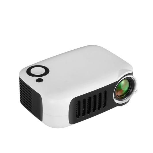 TRANSJEE A2000 320x240P 1000 ANSI Lumens Mini Home Theater HD Digital Projector, Plug Type: AU Plug(White) by buy2fix